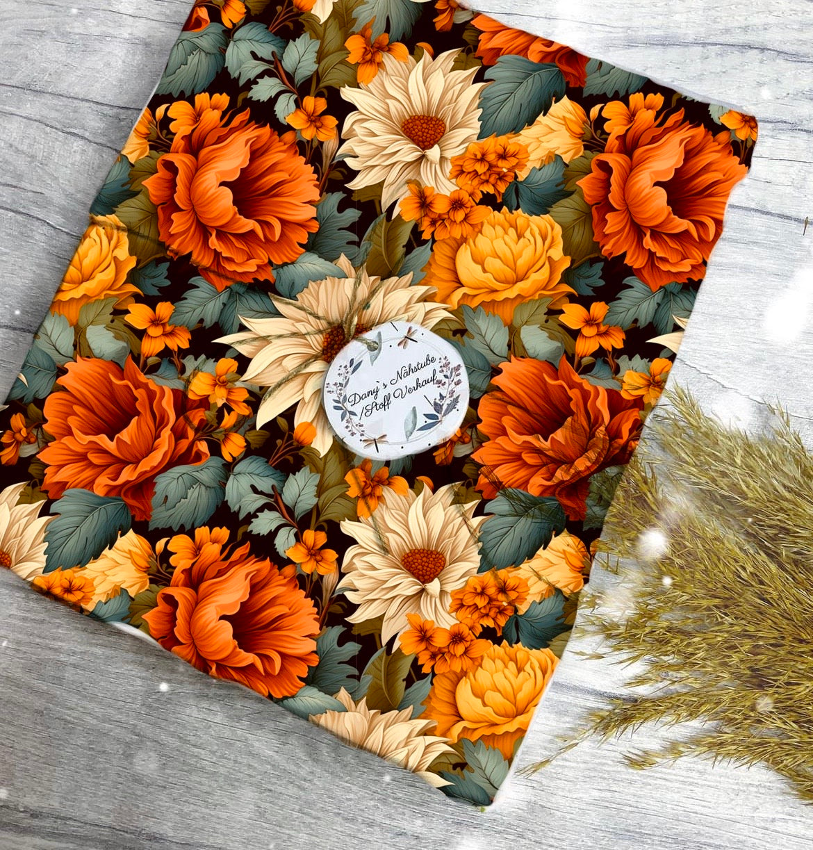 Orange Herbst Blumen  Augustvorbestellung